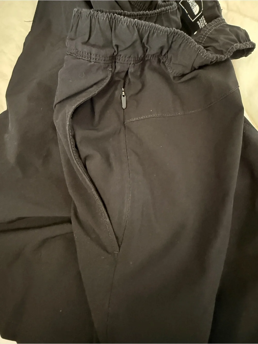 The North Face Men's Black Athletic Shorts with Elastic Waist